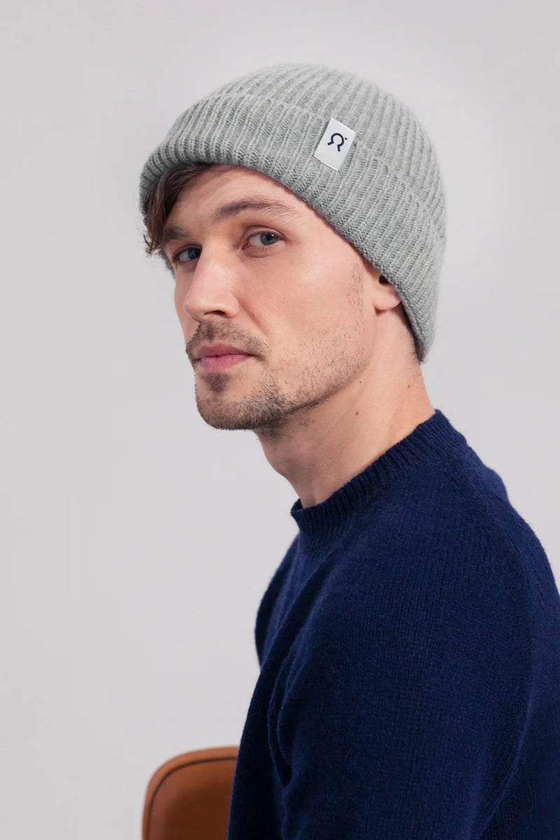 Cappello in Cashmere Rigenerato | Grigio Uomo