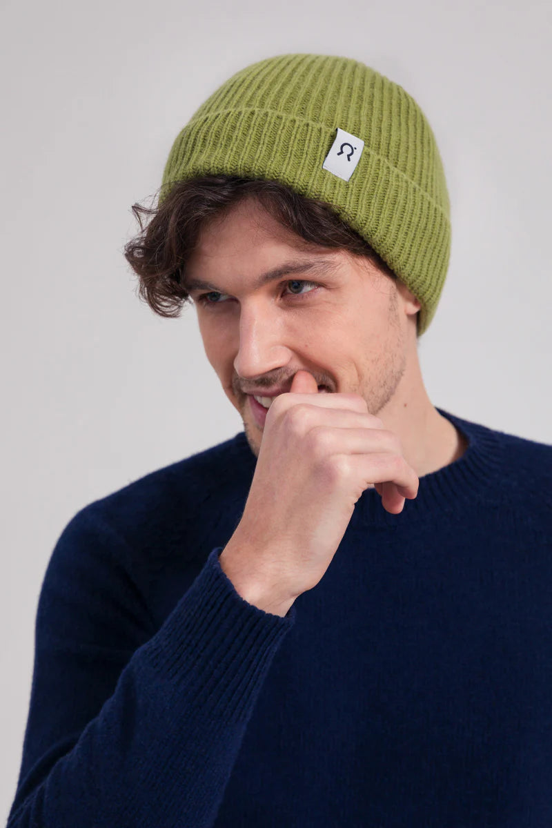 Cappello in Cashmere Rigenerato | Verde Uomo