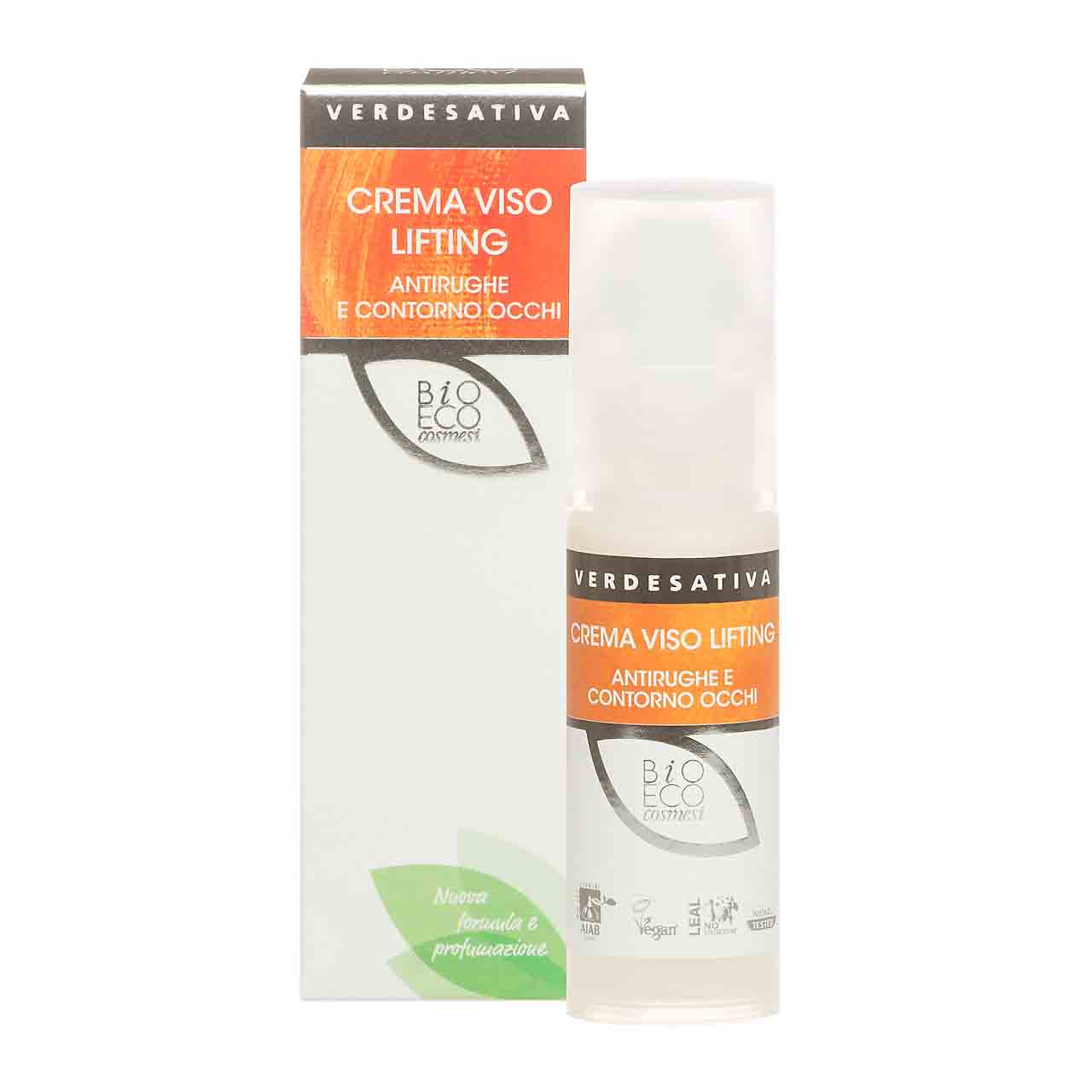 Crema Viso Antirughe e contorno occhi Verdesativa