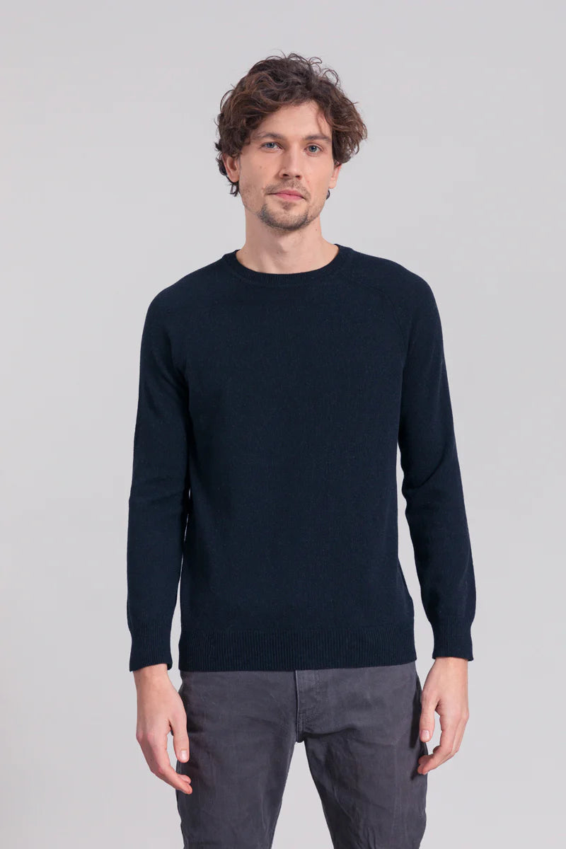 Maglia Uomo Cashmere rigenerato Rifò | Blu