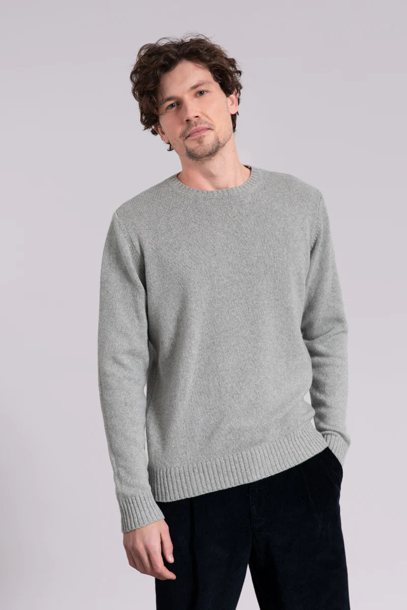 Maglia Uomo Cashmere rigenerato Rifò | Grigio