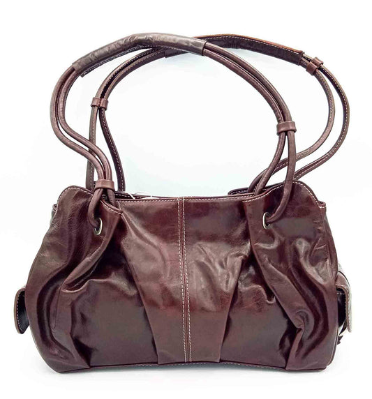 Borsa Vintage a Bauletto in Pelle